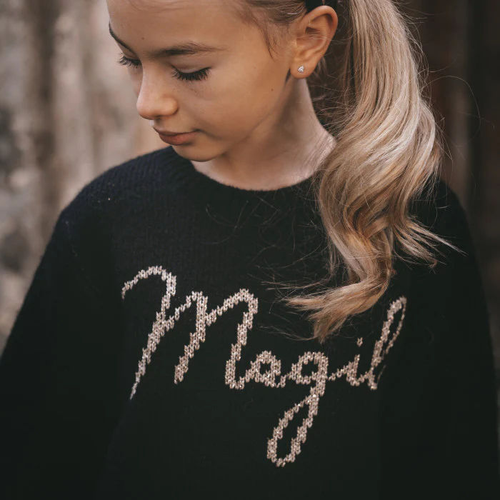 BLACK SWEATER 'MAGIL'