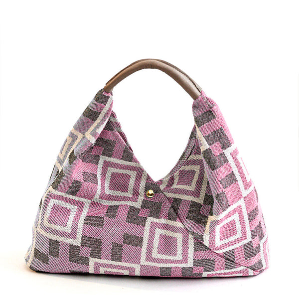 FANTASY SAC - Sacca in tessuto stampato rosa