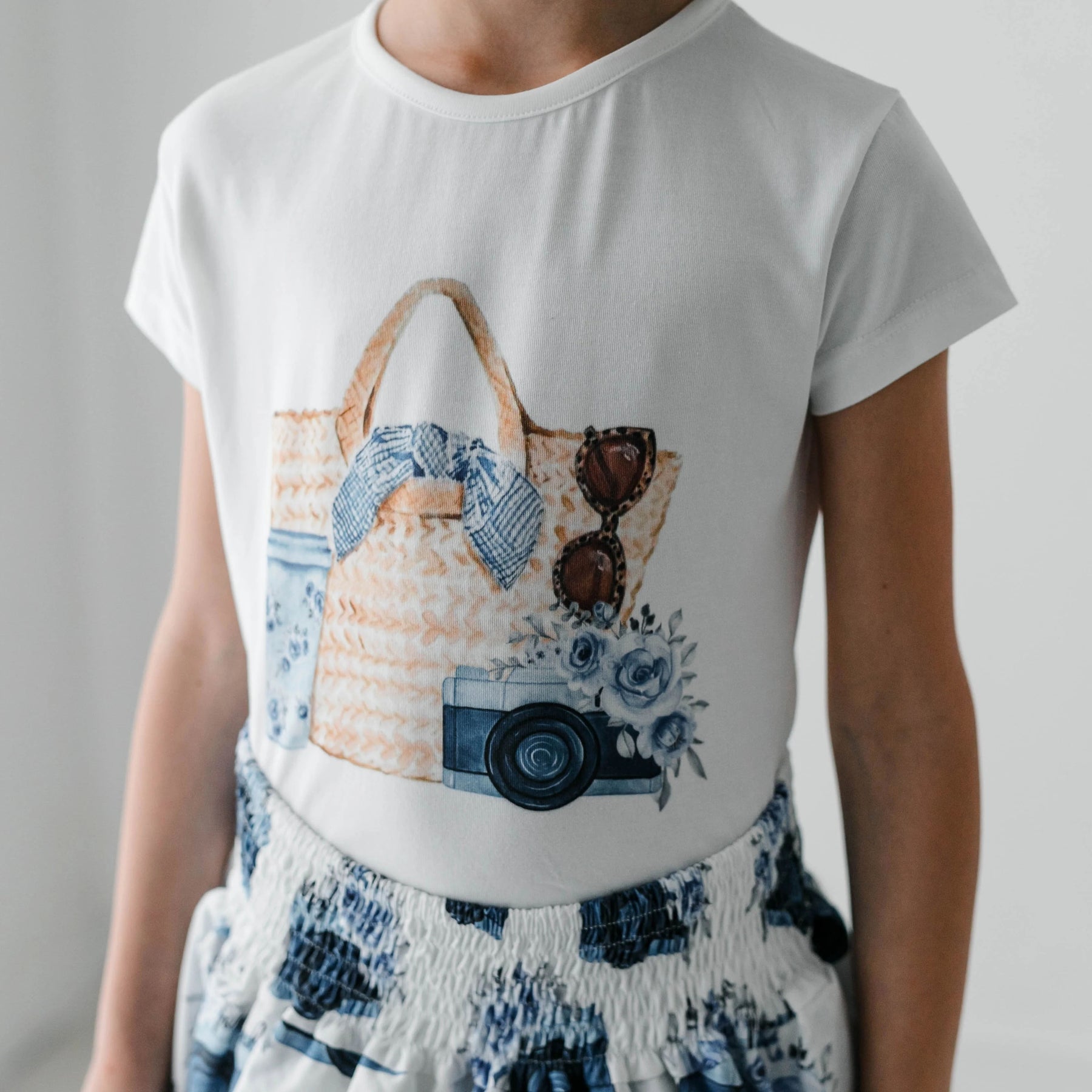 T-SHIRT STAMPA BEACH SET