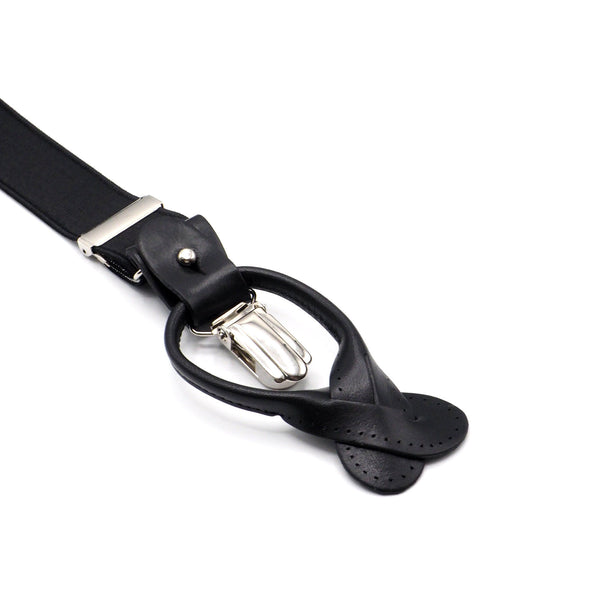 Elegant black suspenders