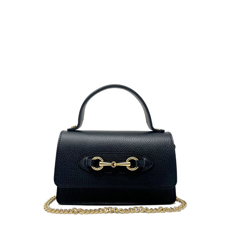 Borsa Clutch Piccola da Donna a Spalla in Pelle con fibbia - Vinci K079