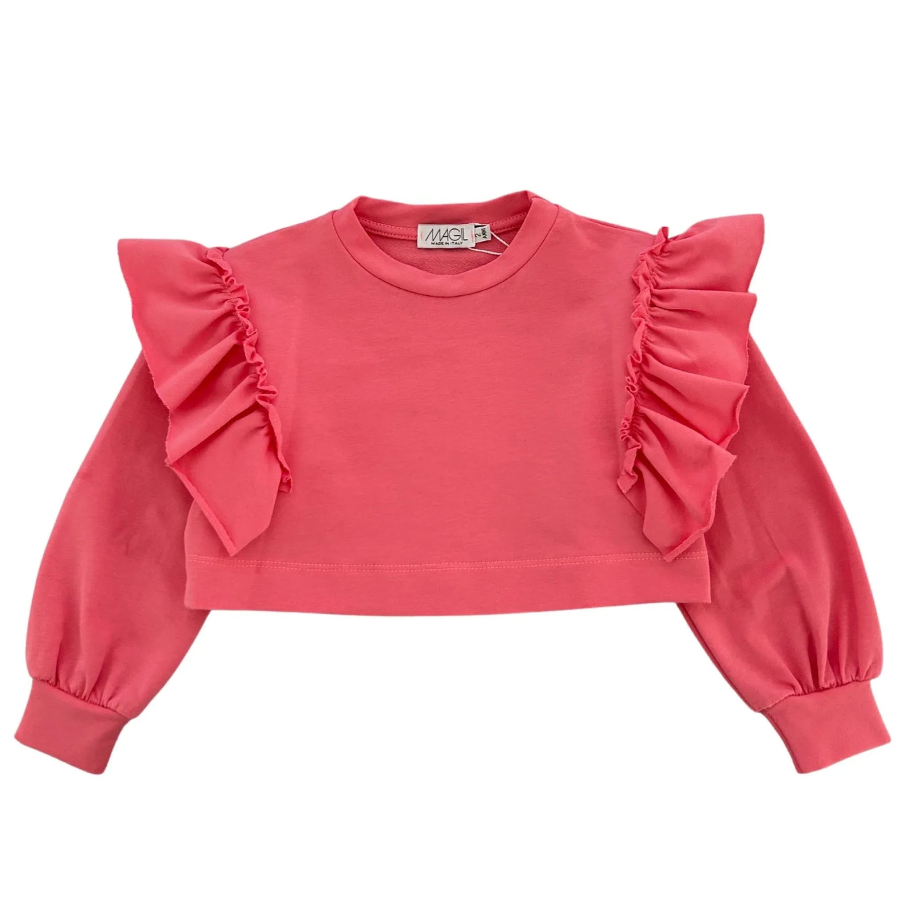 SWEATSHIRT WITH RUFFLES