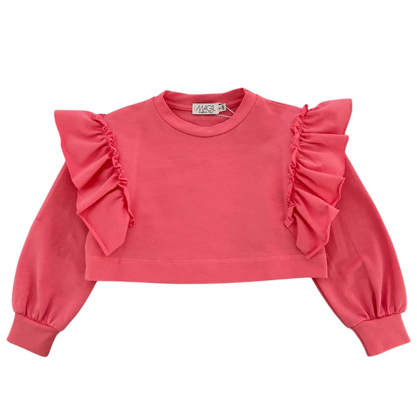 SWEATSHIRT WITH RUFFLES