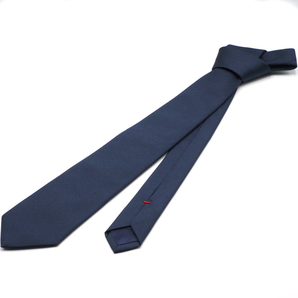 Elegant Navy Blue Tie 