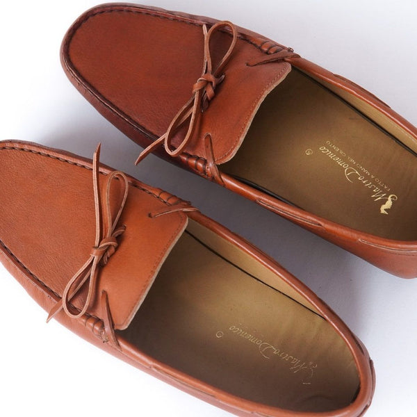 MastroDomenico Women's Handmade Moccasins - Bauxite