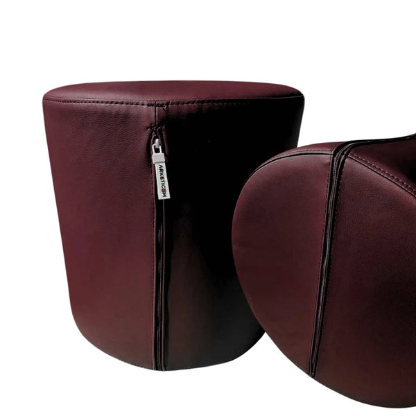 COVER CHILL ECO 55, Cylinder Pouf Cover in Eco-Leather 55x42