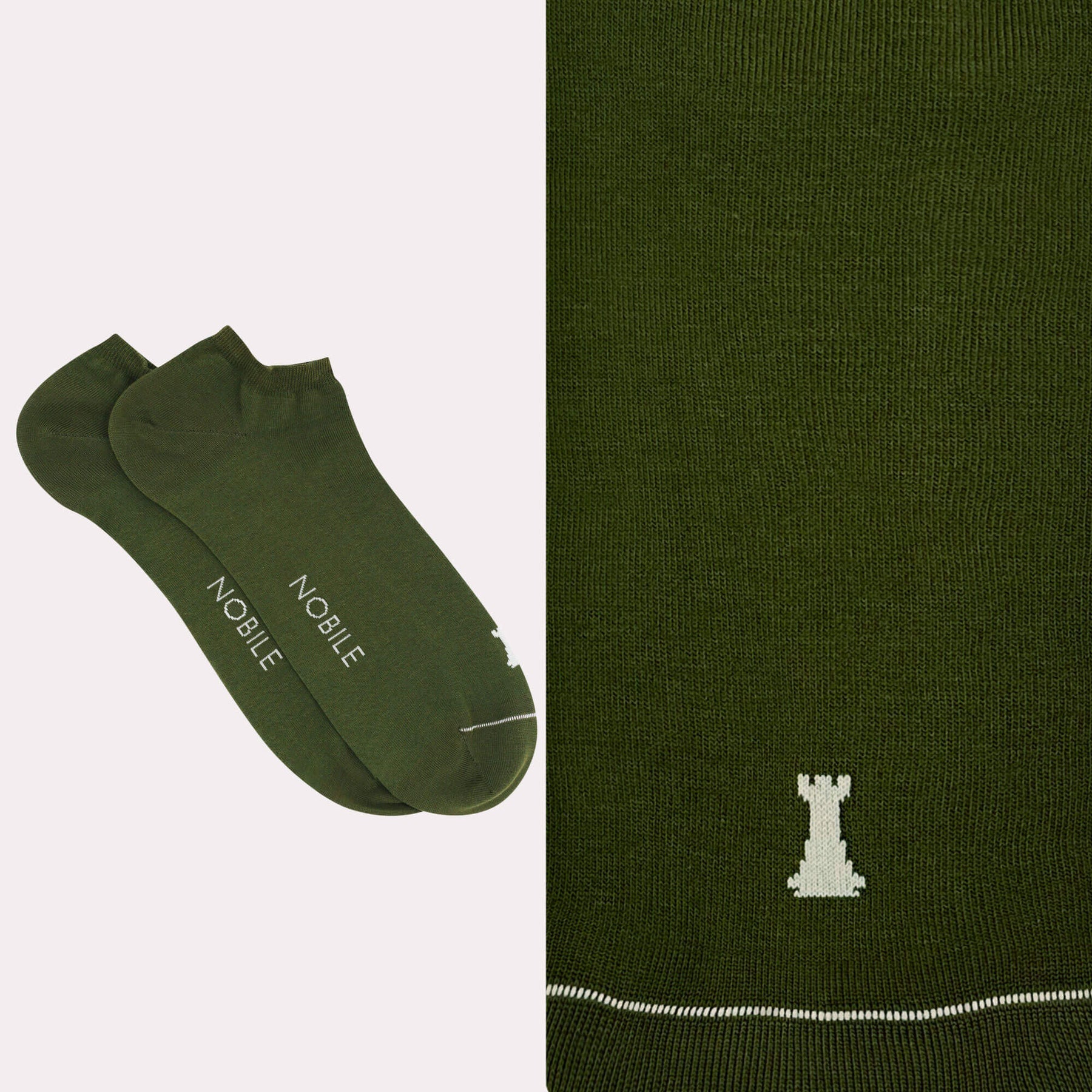Pure Makò Cotton Ankle Socks - Solid Color 