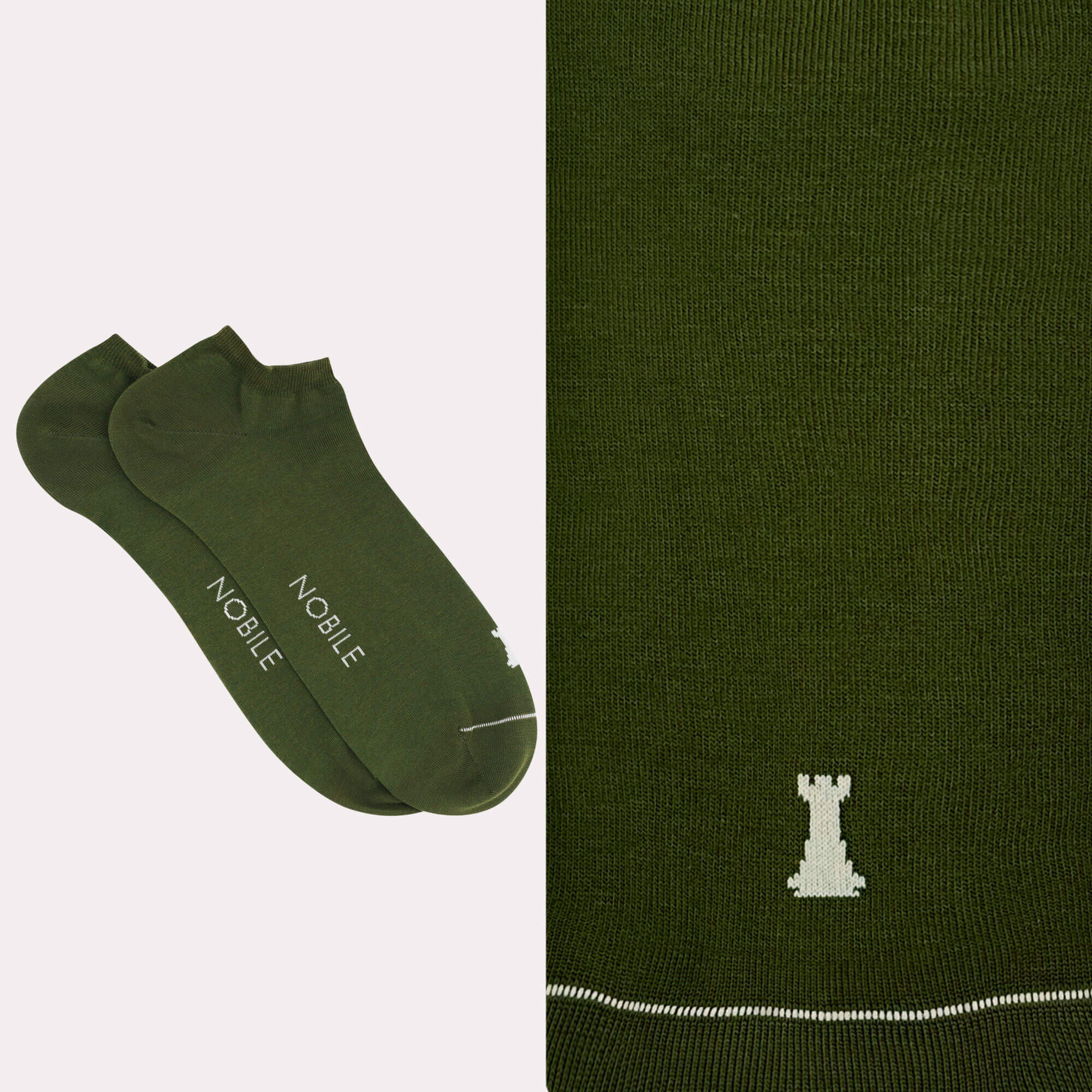 Pure Makò Cotton Ankle Socks - Solid Color 