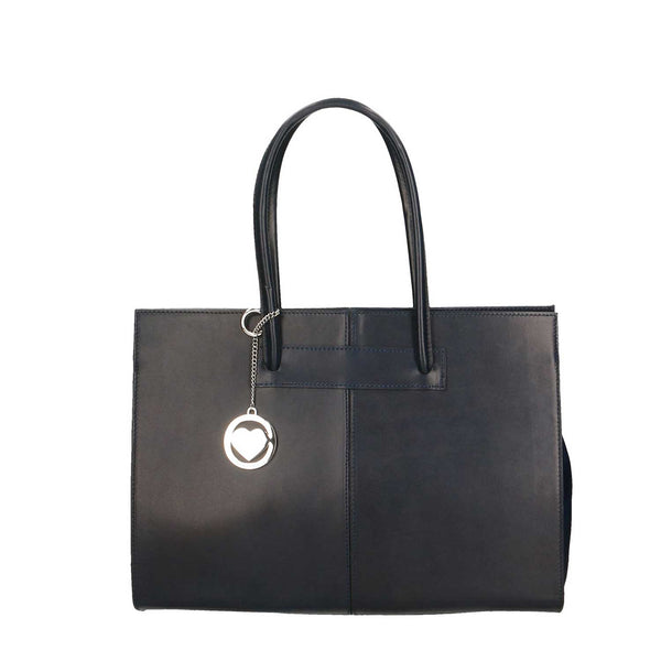 Handbag, 24-hour document holder for women in leather - 39x30x11 cm - 9008 