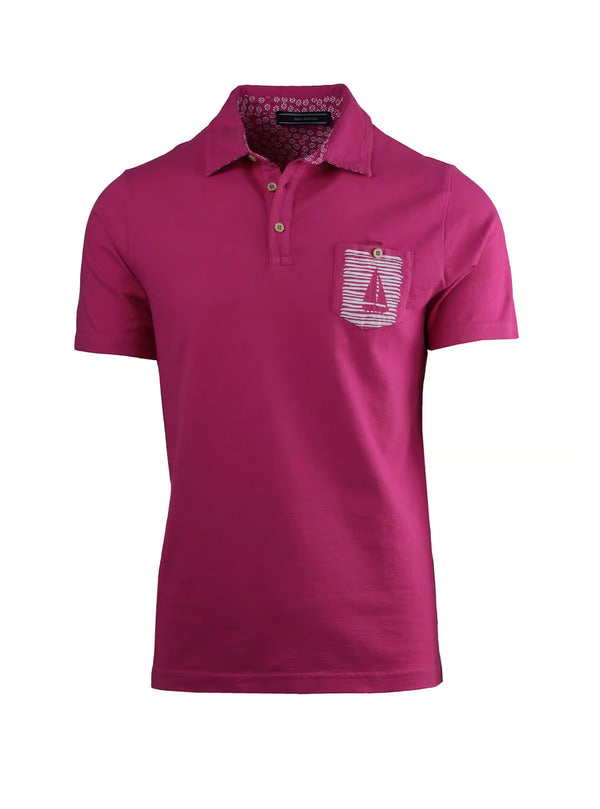 POLO SHIRT WITH PRINTED POCKET