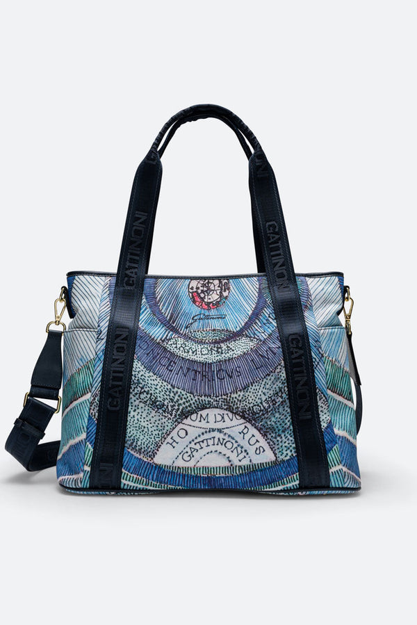 Shopping Bag Maya Planetarium Aquamarine