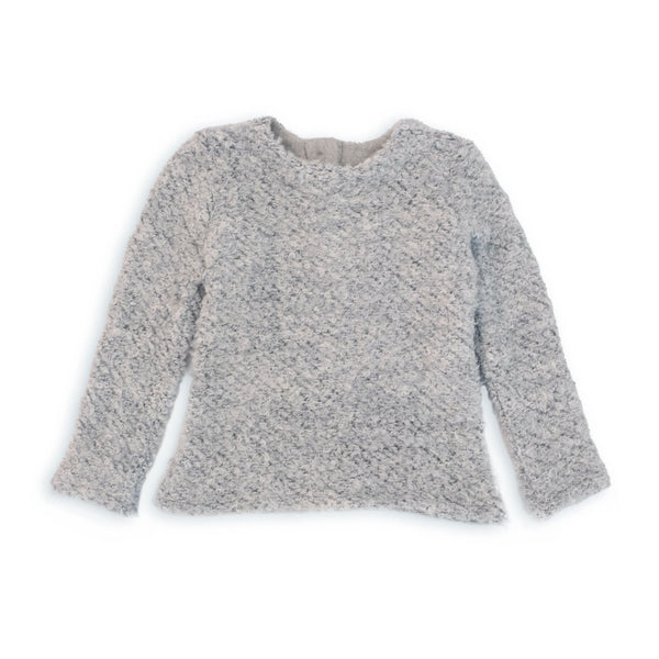 MAGLIA BOUCLE' GRIGIO