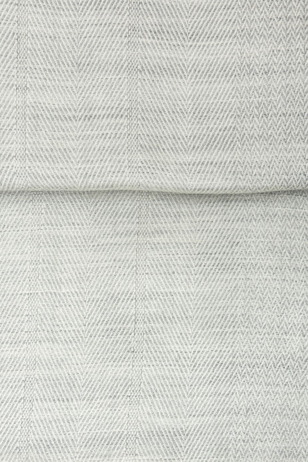 Sciarpa grigia cashmere misto seta
