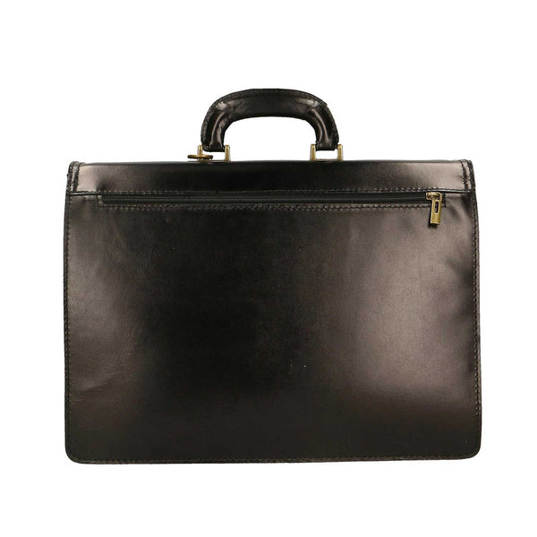Men's Leather Briefcase, 24 Hour Document Holder - 39x30x18 cm - 7009 