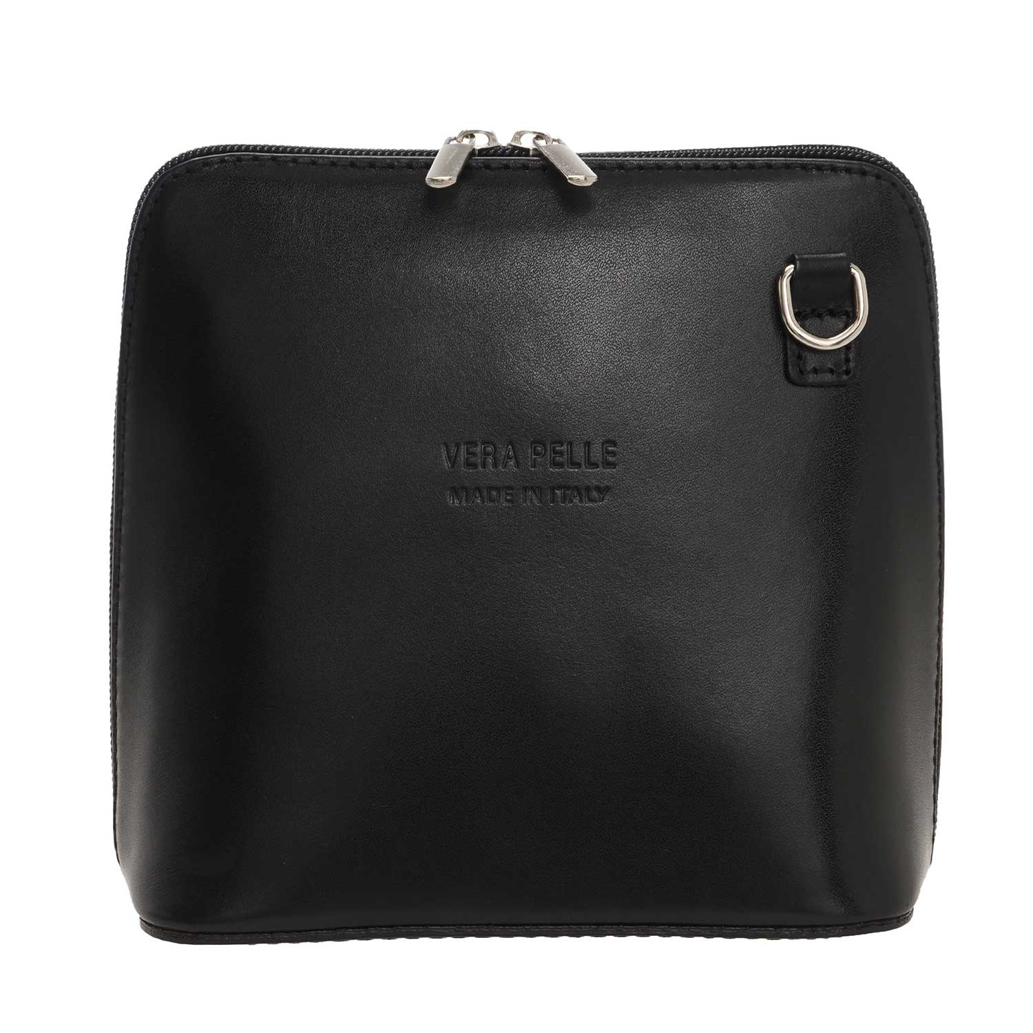 Unisex Leather Shoulder Bag - 17 x 17 x 9 Cm - 133 