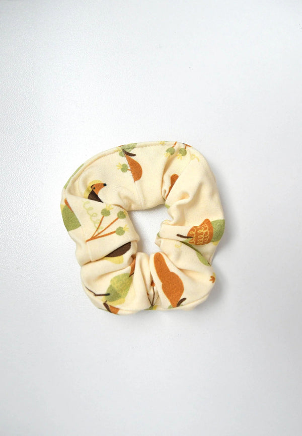 Chouchou (scrunchie) in bamboo - Curls - Blue Balloon