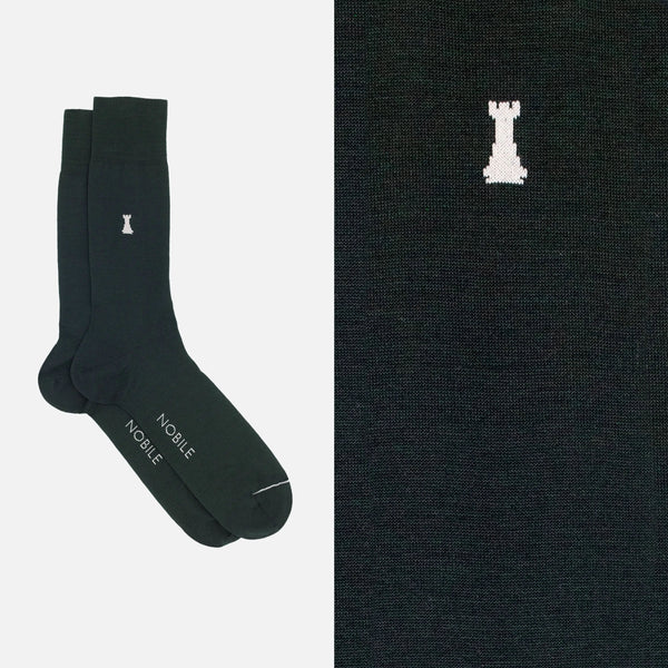Federico II - Plain short sock 