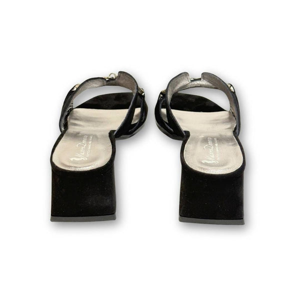 MastroDomenico Women's Handcrafted Sandals - Black Chromite 