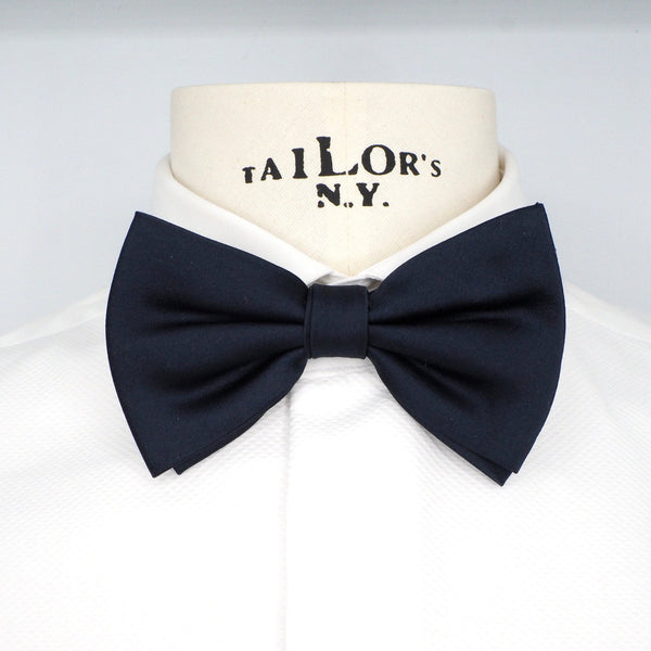 Elegant blue bow tie