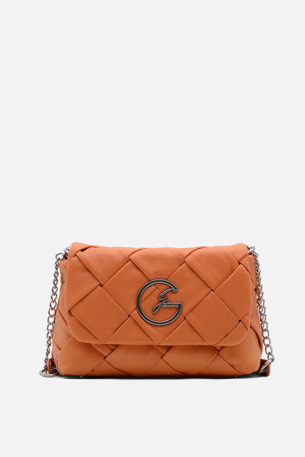 Crossbody Couture with orange flap