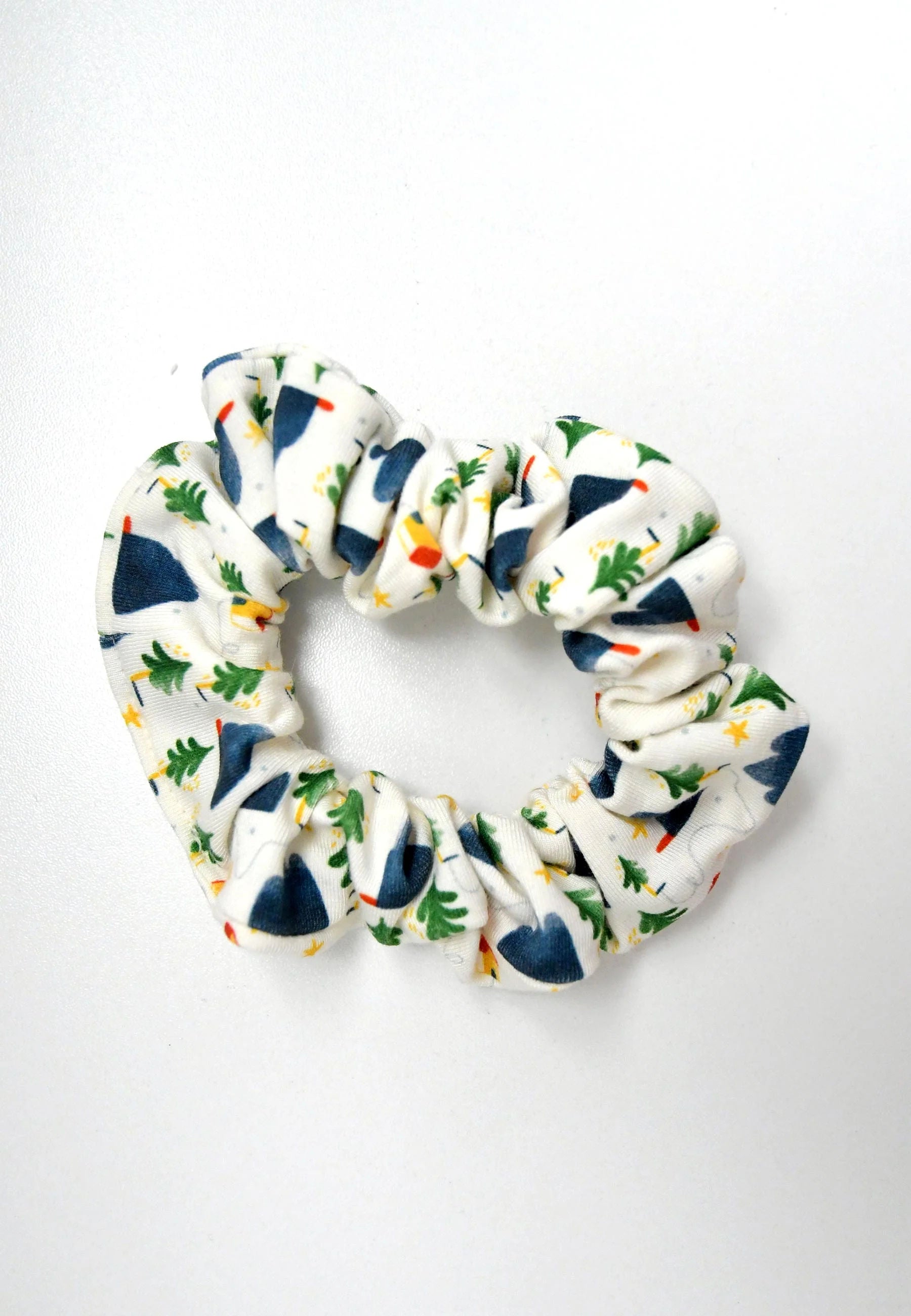 Chouchou (scrunchie) in bamboo - Alpina - Blue balloon