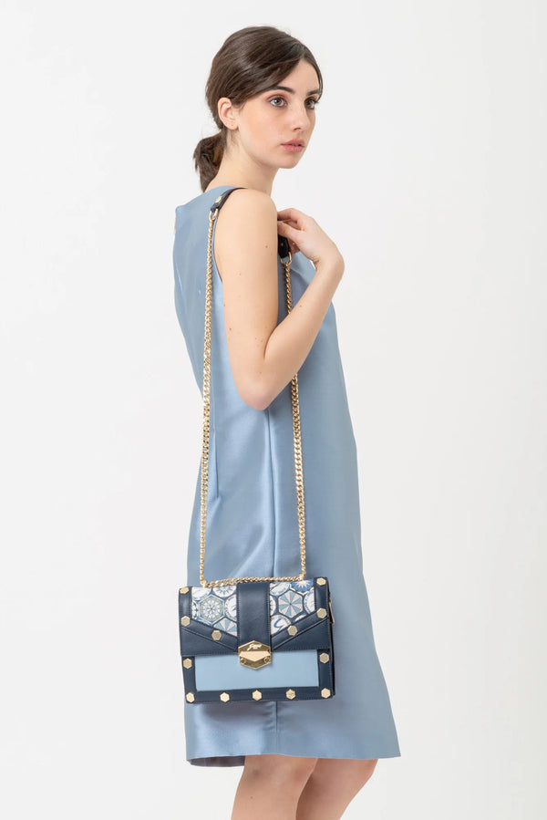 Geometric Print Shoulder Bag