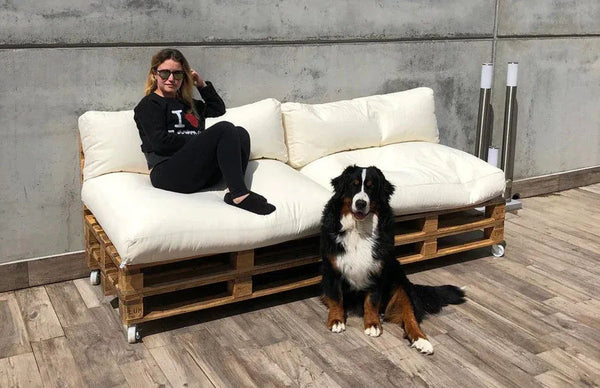 SOFT PALLET, Soft Pallet Seat Cushion for Outdoors 120x80