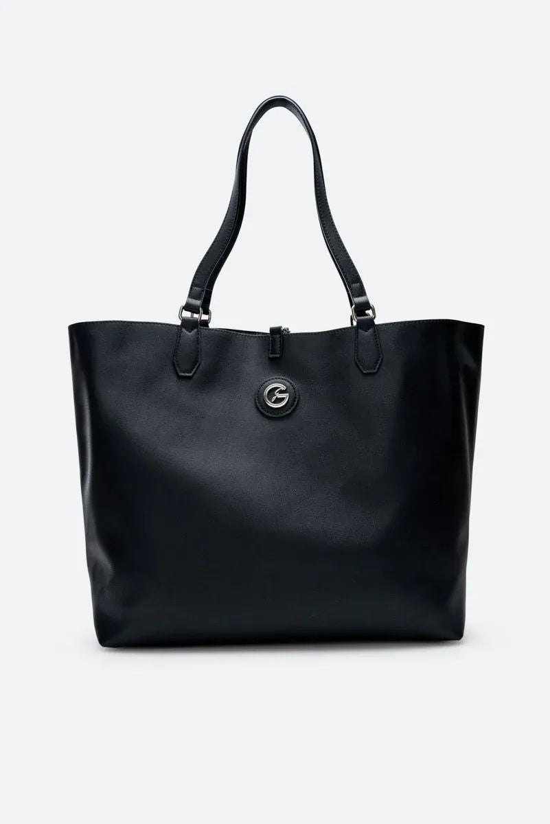 Teodosia Reversible Black shopping bag