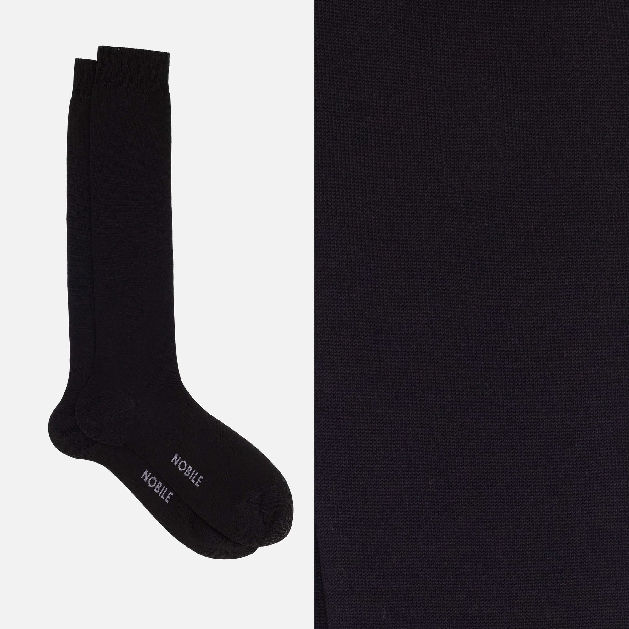Nobile Essential - Calza lunga a tinta unita