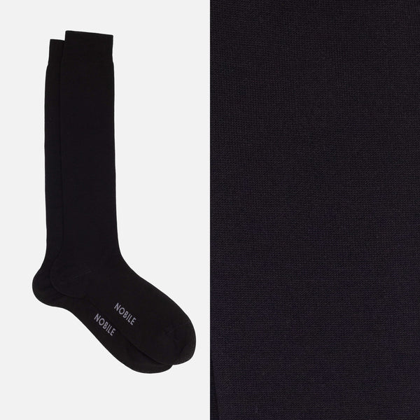 Nobile Essential - Calza lunga a tinta unita