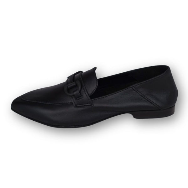 MastroDomenico Women's Handmade Moccasins - Black Diamond