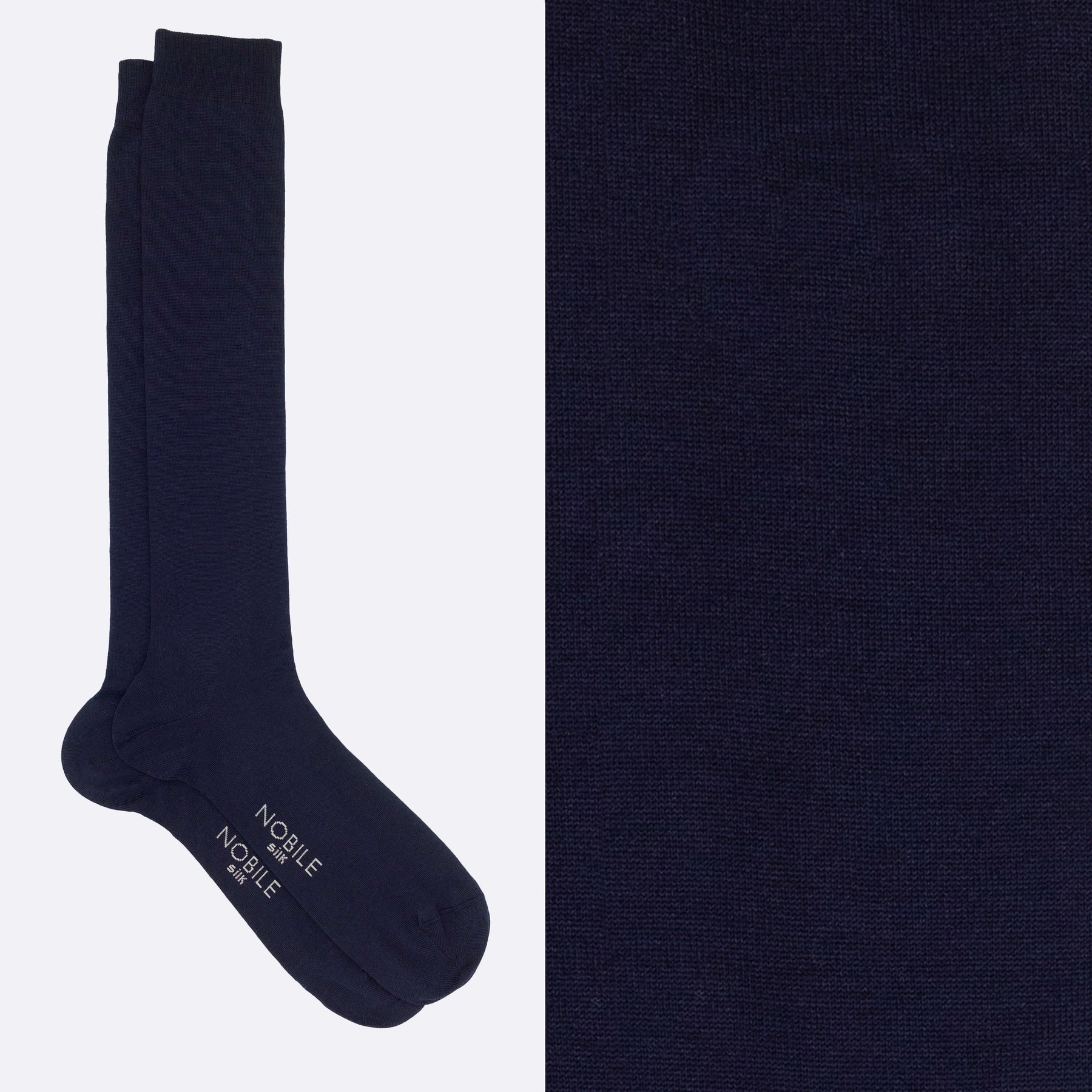 Nobile Luxury Essential - Long stocking in pure mulberry silk