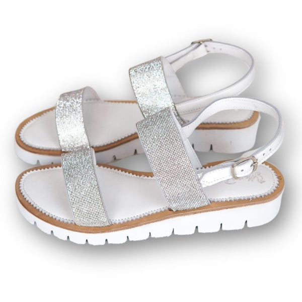 MastroDomenico Women's Handmade Sandals - Cloud