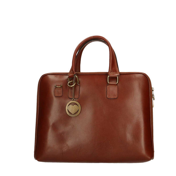 Women's Leather Briefcase Document Bag 37 x 27 x 7 Cm - 9033 