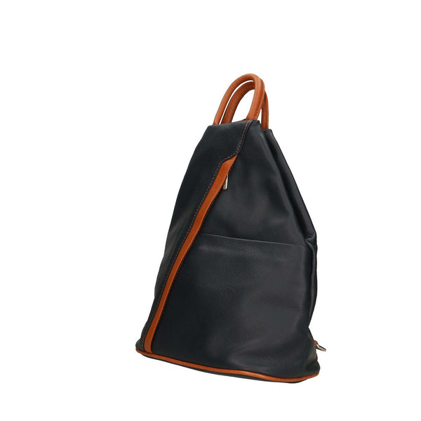 Women's Backpack Bag in Genuine Leather Made in Italy - 25x30x13 Cm. Backpack. 80072 