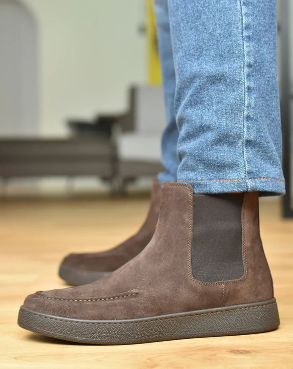 Curtain - Brown Suede