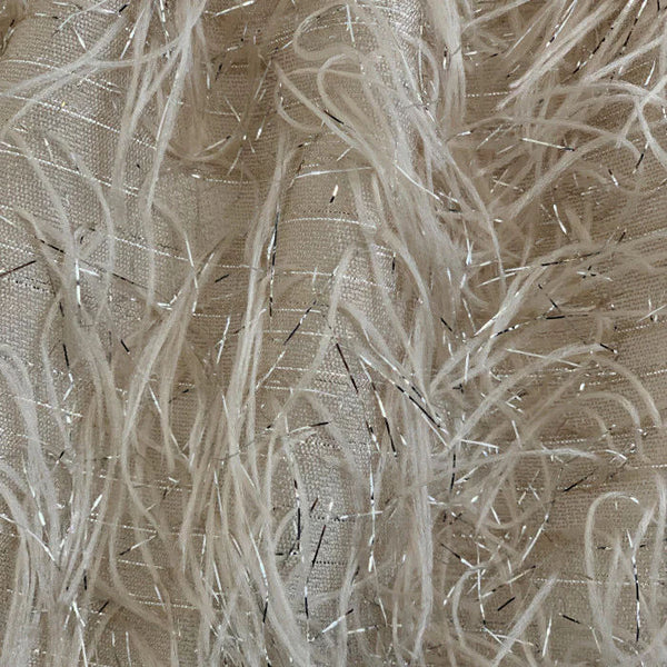 ECRU' STRINGY SKIRT