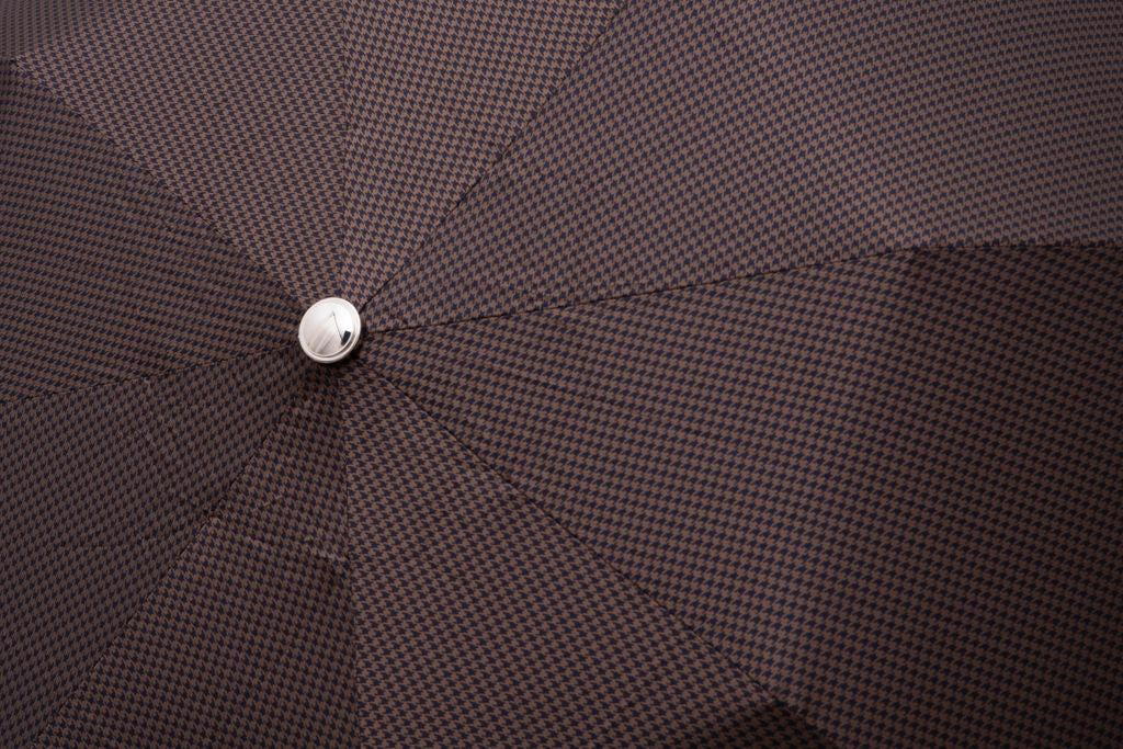 Mario Talarico Folding Umbrella Brown Lemon Handle
