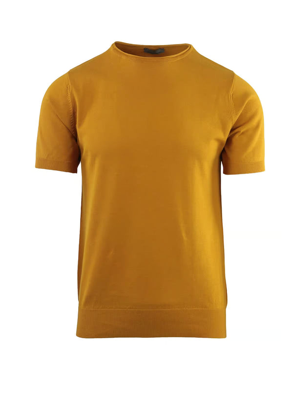 CREW NECK SHORT SLEEVE CREPE STONE WASHED