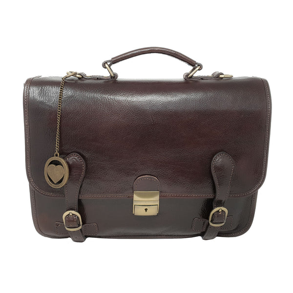 Borsa da lavoro Portadocumenti da Uomo Tracolla in pelle - 39x29x10 Cm - G958