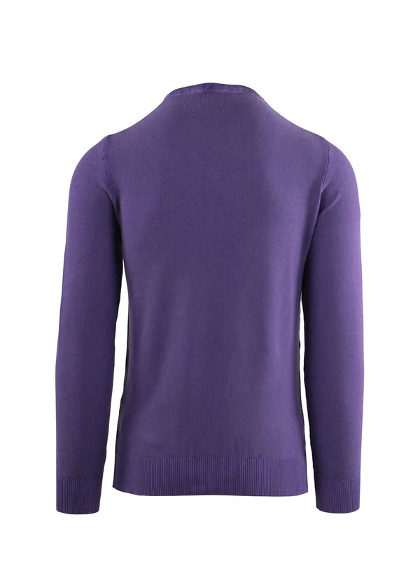 LONG SLEEVE RICE GRAIN STITCH PULLOVER