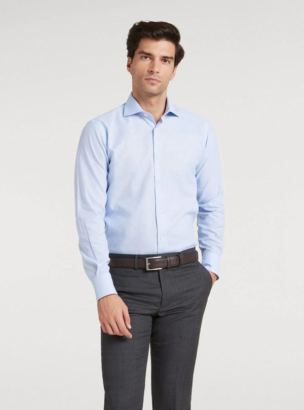 Cellular cotton shirt