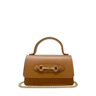 Borsa Clutch Piccola da Donna a Spalla in Pelle con fibbia - Vinci K079