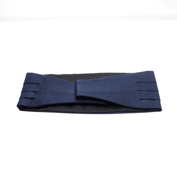 Blue cummerbund