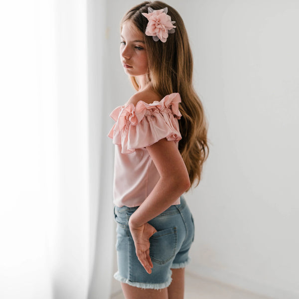 TOP CROPPED IN VISCOSA