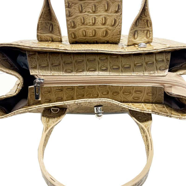 Borsa da Donna a Mano Stampa Cocco – 7718.