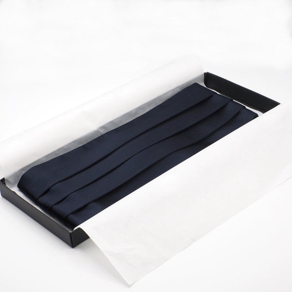 Blue cummerbund