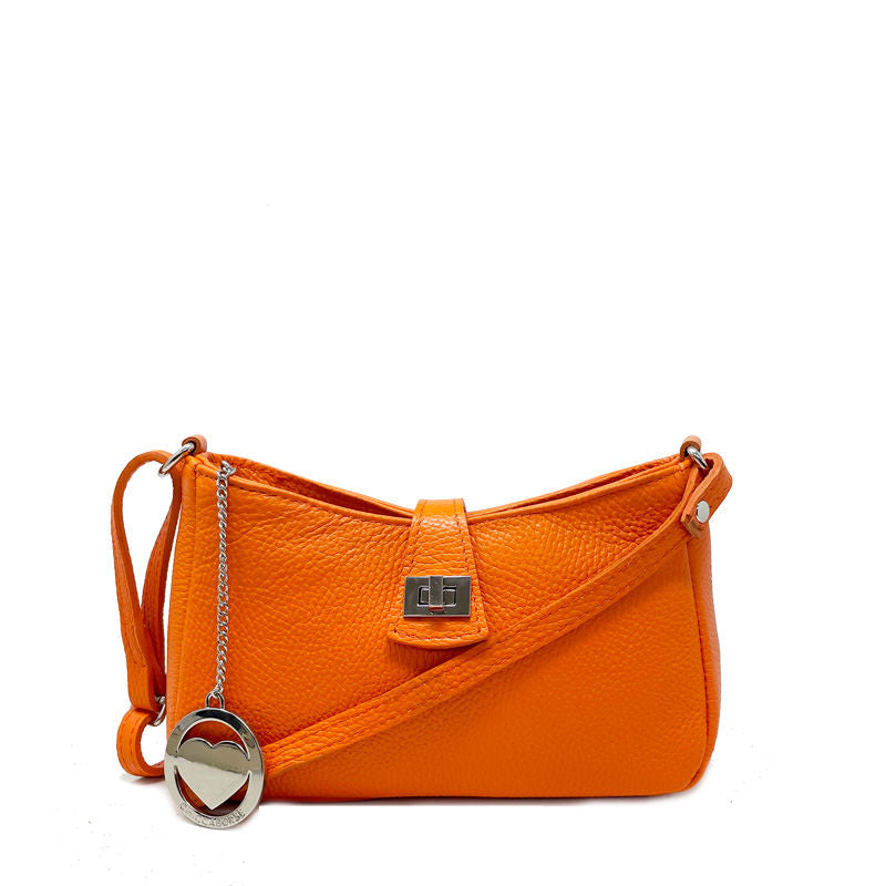 Women's Small Shoulder Clutch Bag with Casket Closure - Torino k048 