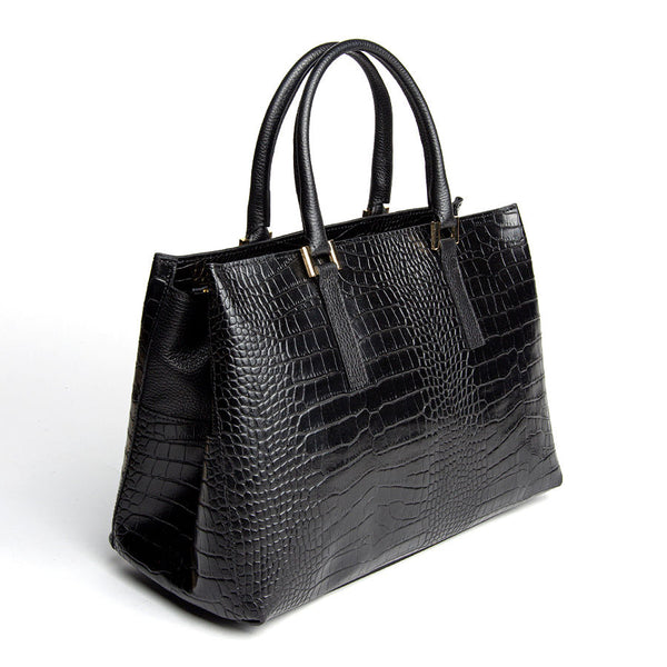 TENDER - Chest bag with braided handle in dark brown suede