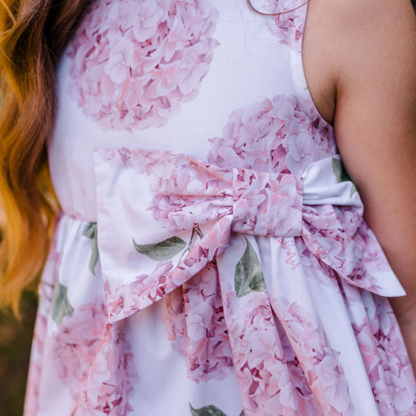 PRINTED TOP WITH FRONT BOW